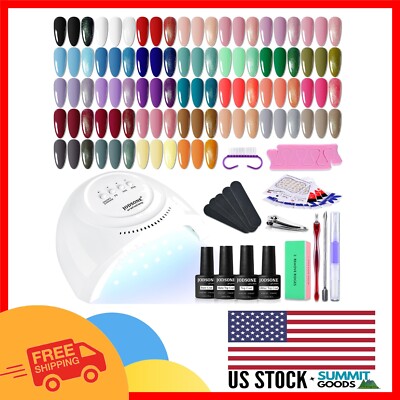 Salon-Quality Gel Nail Polish Kit - 36 Colors + UV Lamp for Professional Results
