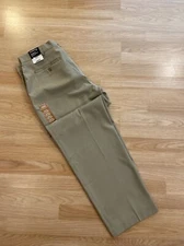 Pantalon De Vestir Para hombre Talla 38 x 34 Trabajo Caqui Ligeros Formal Marron