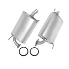 Pair of Driver & Passenger Side Exhaust Muffler fits: 1998-02 Honda Accord 3.0L