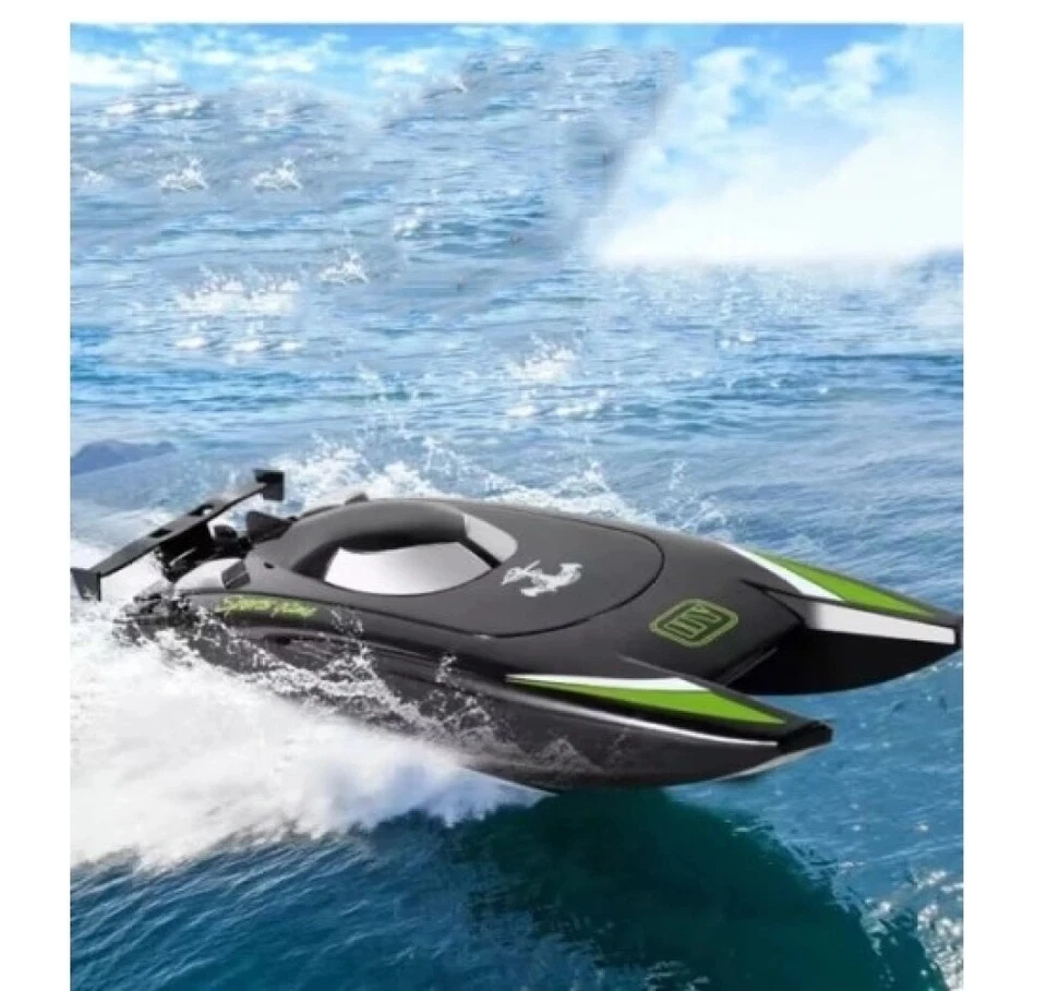 2.4ghz Rc Rennboot Doppelmotor 25km/H 80m Reichweite Wasserdicht DE - Bild 4 von 4