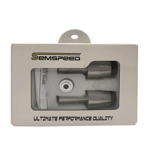 CNC Stainless Universal Steel Heavy Weight Anti Vibration Handle Bar End Plugs - Picture 12 of 12