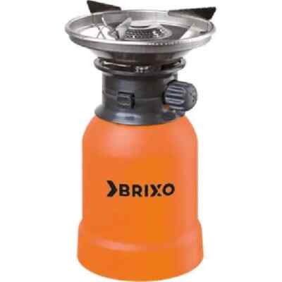 Tragbarer Gasherd Für Camping Mit Windschutz Aus Stahl Brixo