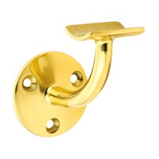 Lacquered Brass Bar Bracket Fitting 2 Armrest...
