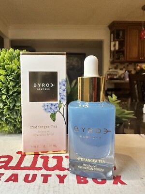 BYROE New York HYDRANGEA TEA Intensive Hydration Serum 1.01 Fl Oz / 30 mL NIB