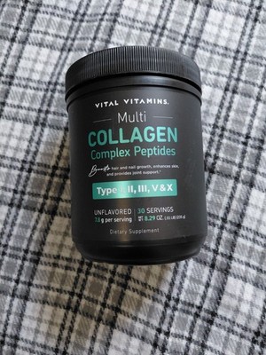 Vital Vitamins Multi Collagen Peptides Unflavored Powder 8.29 oz