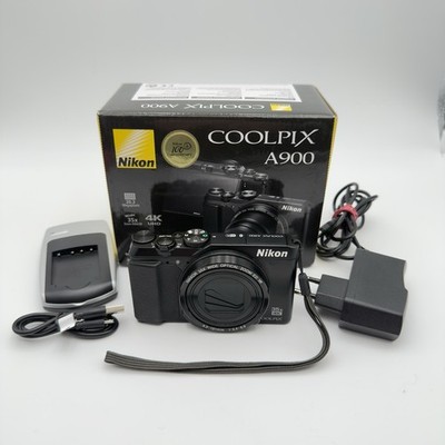 Nikon Coolpix A900 Schwarz -  Kompakte Digitalkamera - Getestet Guter Zustand