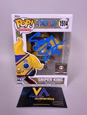 Sonny Strait Signed Sniper King One Piece Anime Funko Pop 1514 w/ PSA COA