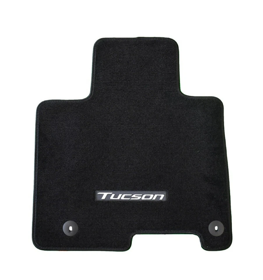 NUEVO JUEGO ALFOMBRILLA ALFOMBRA NEGRA OEM HYUNDAI TUCSON 2022-2024 Foto 3 de 4