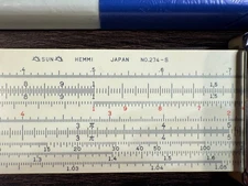 Hemmi No. 274-S Slide Rule, ZB date code