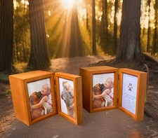   Cremation Urn Pets Ashes Box Dog Cat Pet Animal Funeral Keepsake Photo Holder