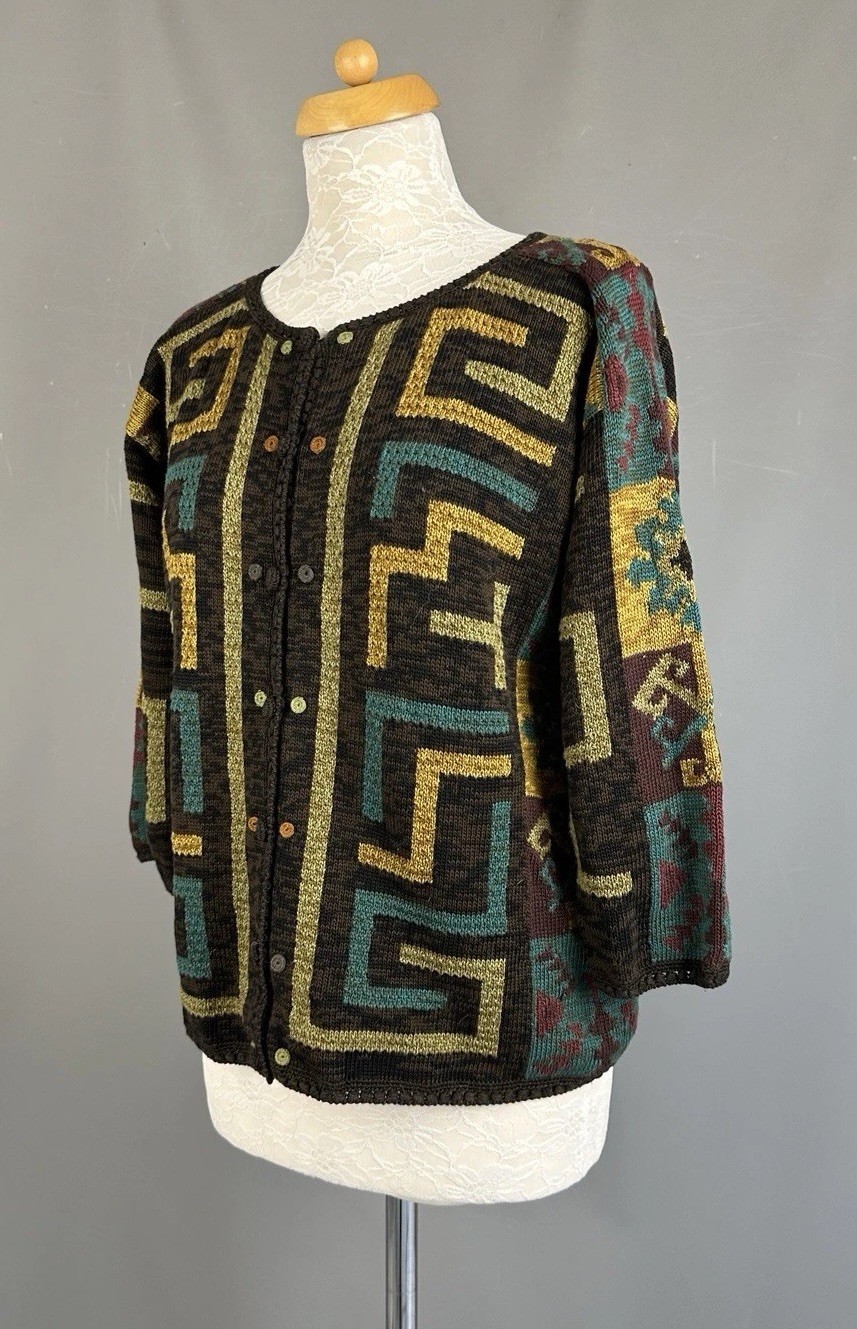 Peruvian Connection Aztec Patterned Pima Cotton C… - image 4