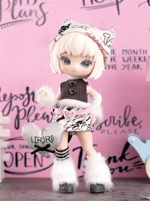 Simontoys Liroro Pink Butterfly Code Binary Sweetheart Series Bjd Action Figure