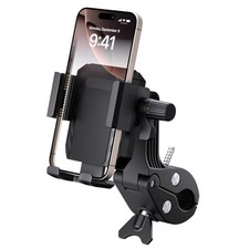 Bike Phone Holder, Handlebar Phone Mount No Block Camera for Electric