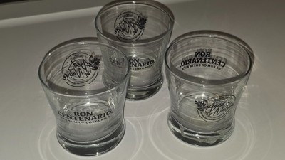 Lot 3 Ron Centenario The Rum of Costa Rica Cocktail Glass Age By Nature