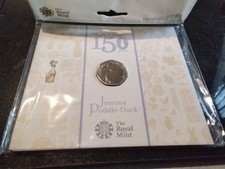 Jemima Puddle Duck 50p In Royal Mint Pack BUNC Very Low Mintage 2016