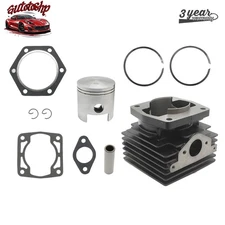 Engine Rebuild Kit Cylinder & Piston Fit For EZGO 76-88 2 Cycle Gas Golf Cart