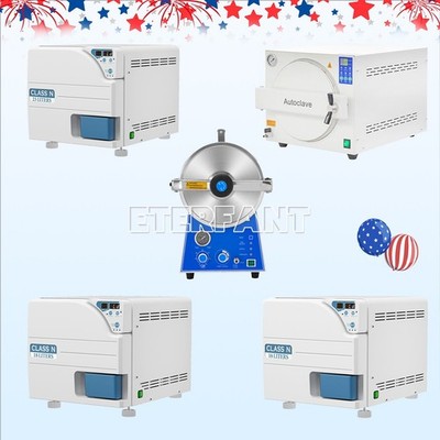 12/16/18/23/24L ClassN/B Dental Medical Steam High Temperature Autoclave US