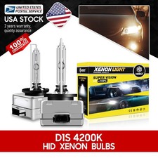 Hid Xenon D1s 2 Bulbs Headlight 4200k Warm White Bi-xenon Replace Low High Beam