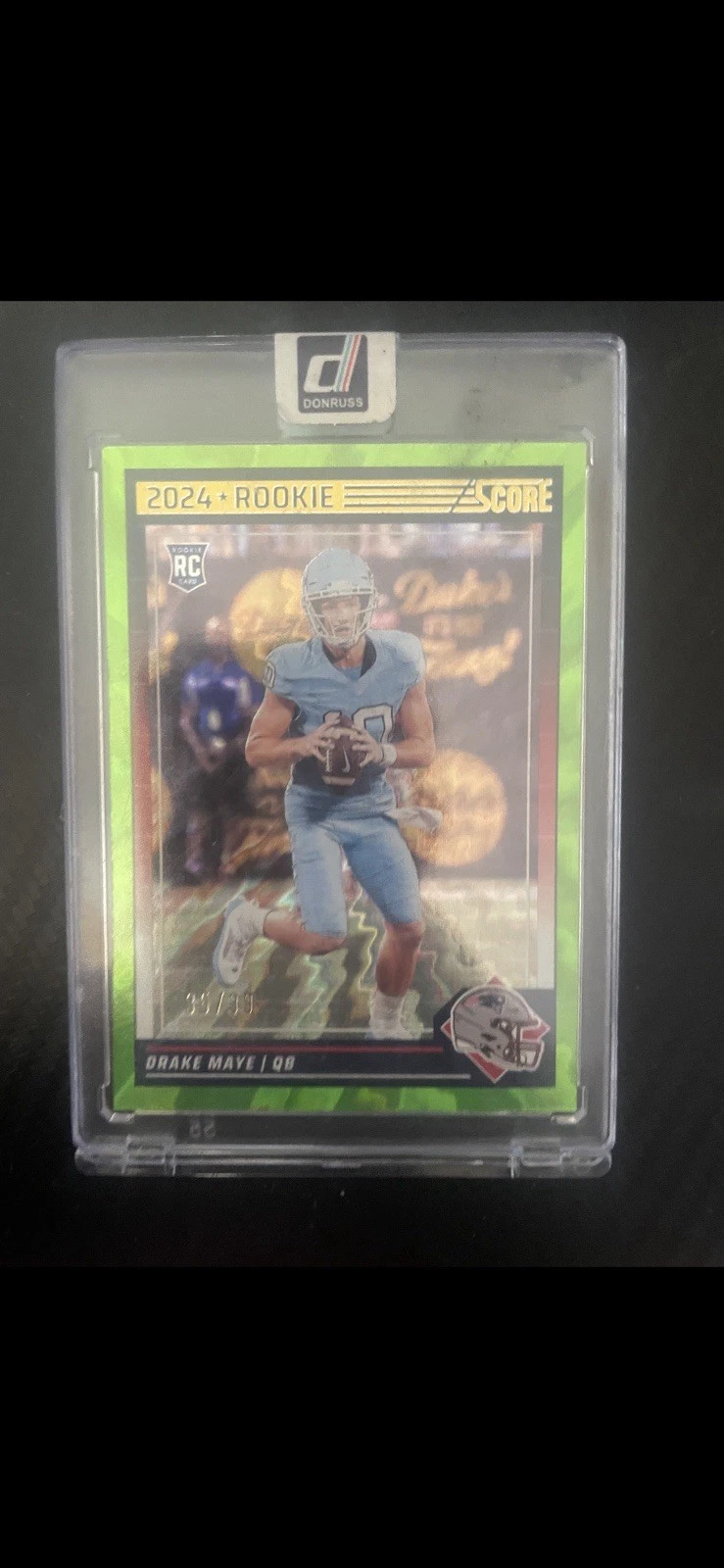 2024 Score - Rookies Drake Maye #303 Electric /99 (RC)