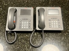 2 x Avaya 9621G IP VoIP 2.1 Touchscreen Displ...
