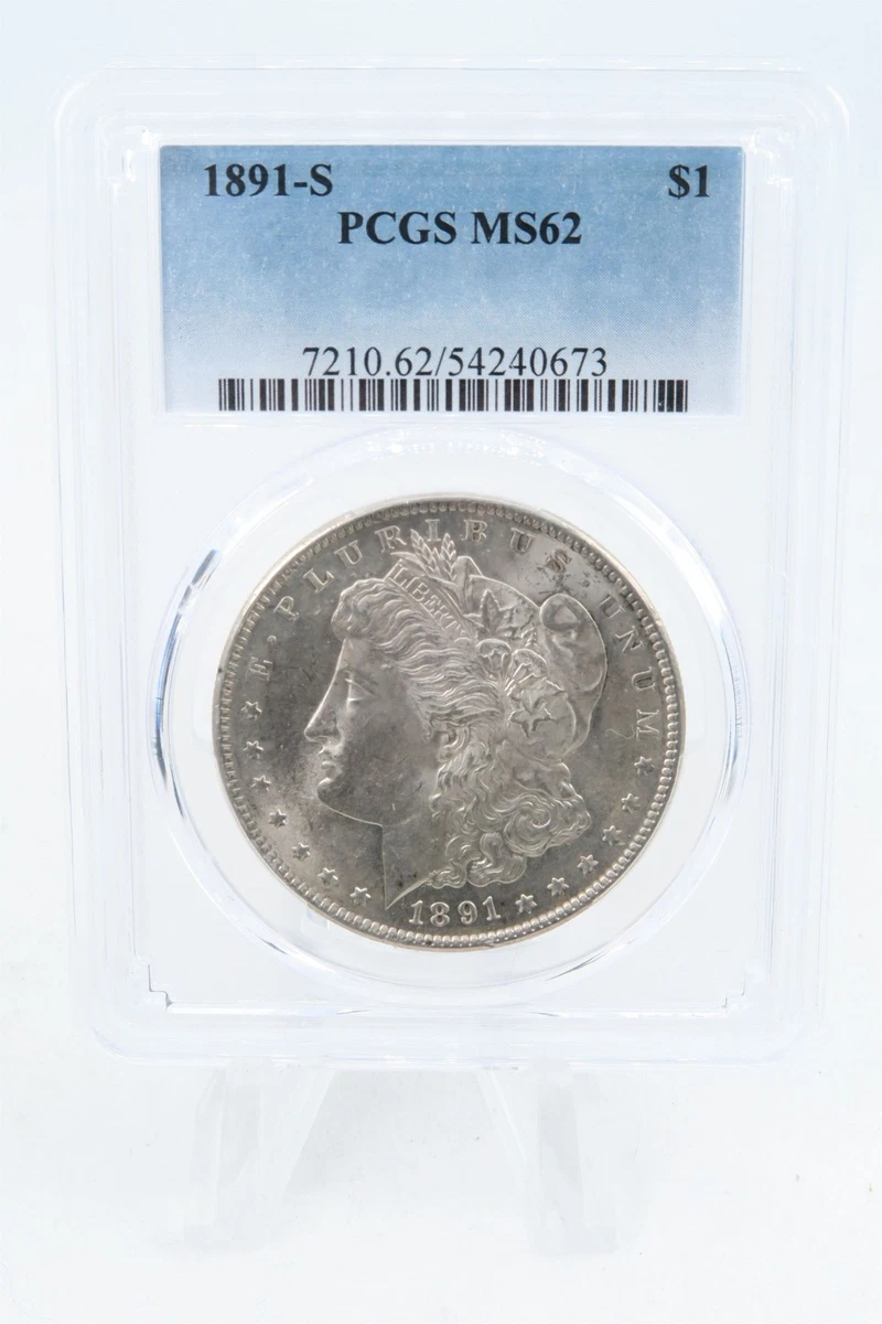 MS 62 Graded 1891 Year Morgan US Dollars (1878-1921) for sale | eBay