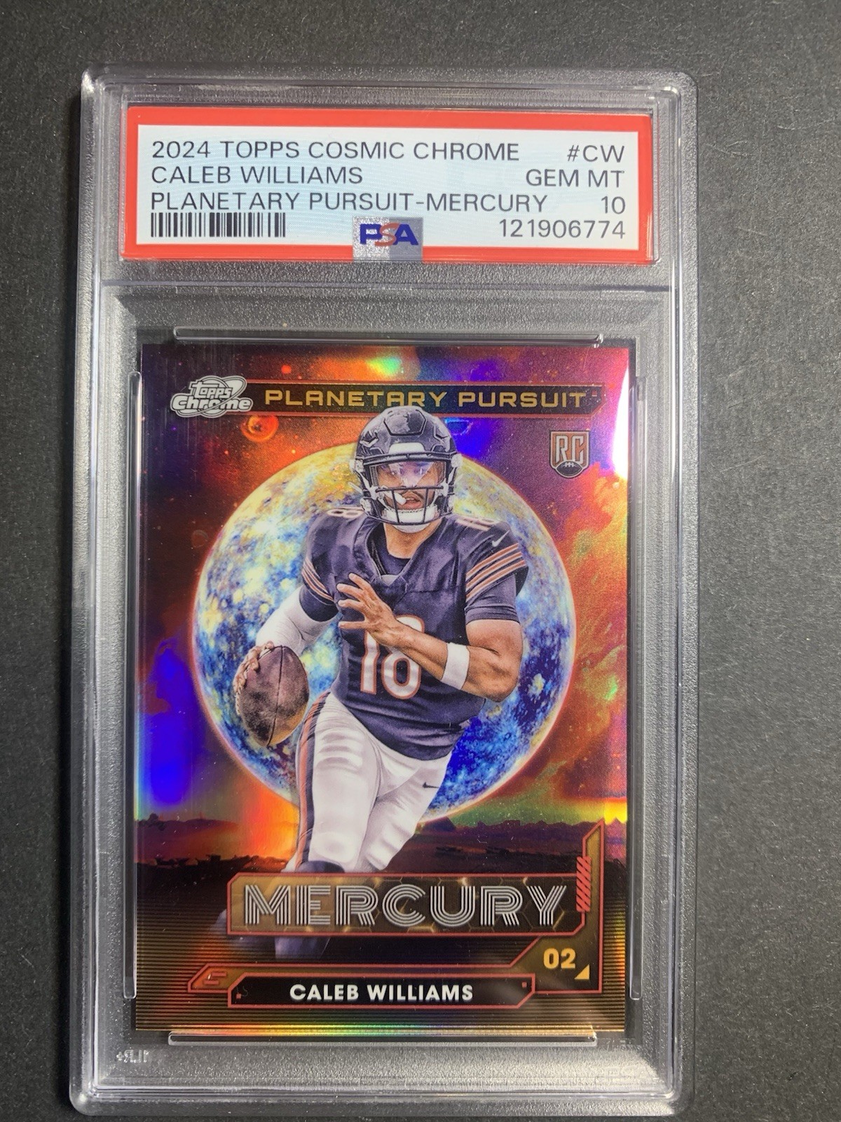 Caleb Williams Topps Cosmic Chrome Planetary Pursuit #CW Mercury