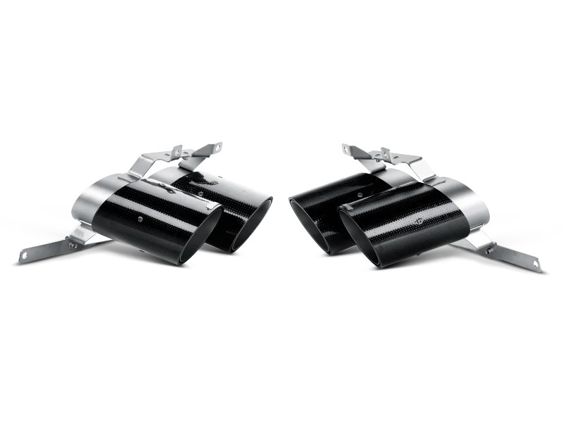 Akrapovic TP-CT/7 Tail Pipe Set Carbon 550/560 for 09-14 Lamborghini Gallardo LP