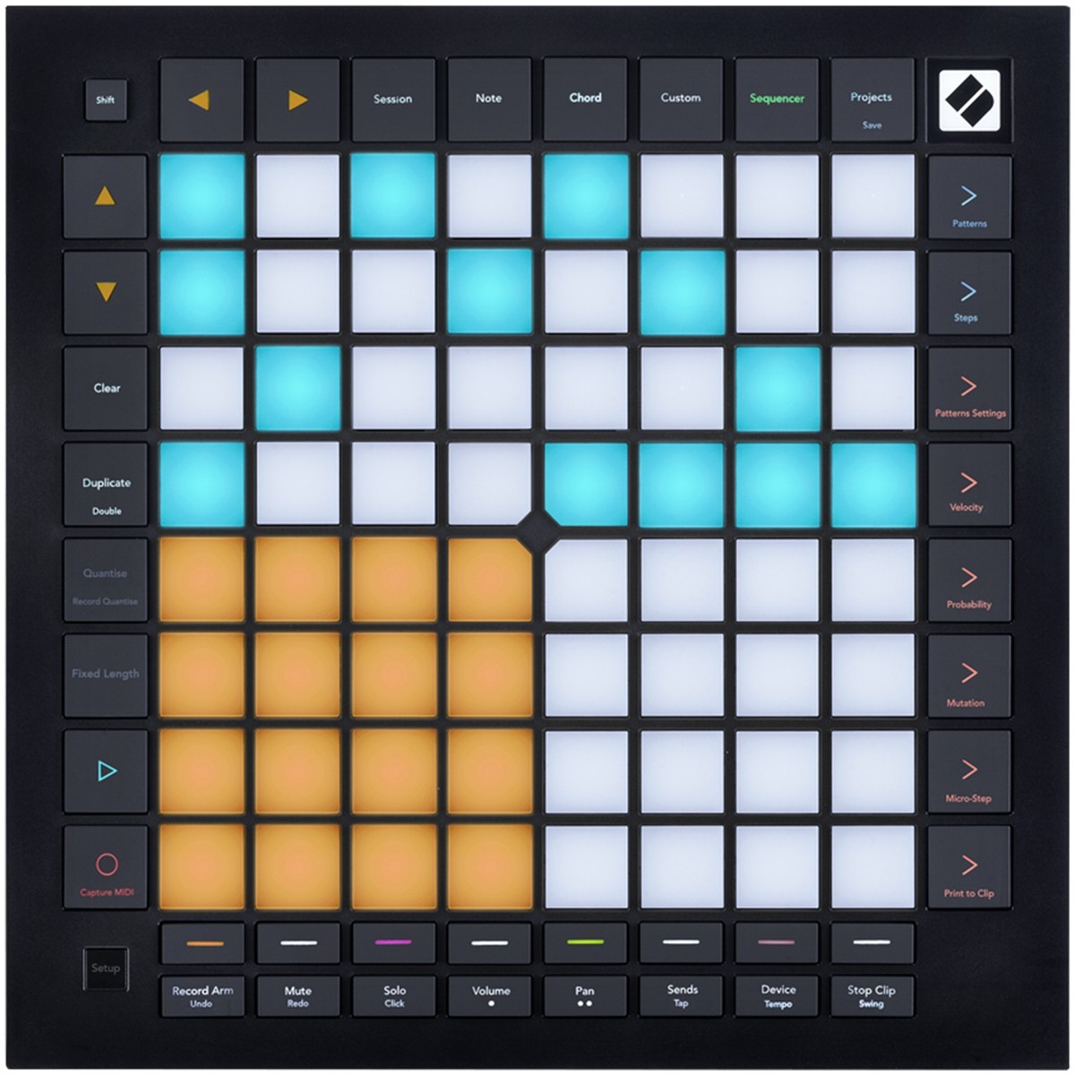 Novation Launchpad Pro MK3 Ableton Live USB MIDI RGB 64-Pad DJ