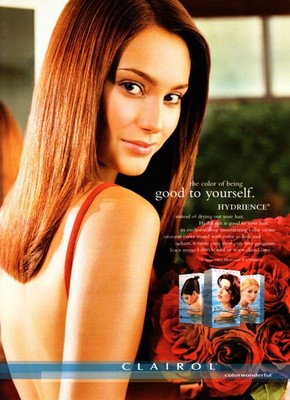 CLAIROL magazine AD #087 RARE 2002 EMMA HEMING Out of Print