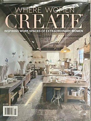 Where Women Create (Spring 2025 Issue) Inspiring Work Spaces of Extraordinar...