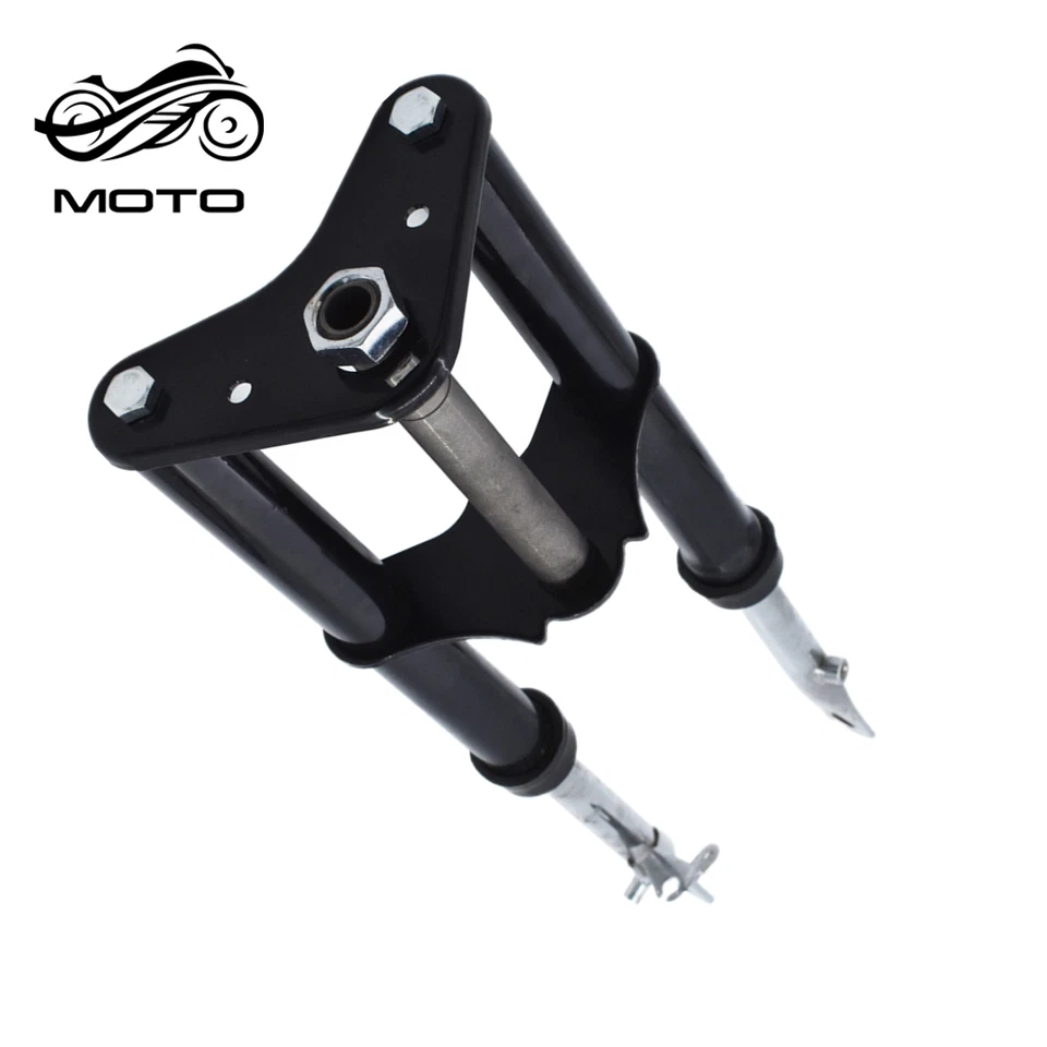 Suspensión amortiguadora horquillas delanteras completa nueva para Honda CRF50F XR50 2004-2014 negra Foto 4 de 4