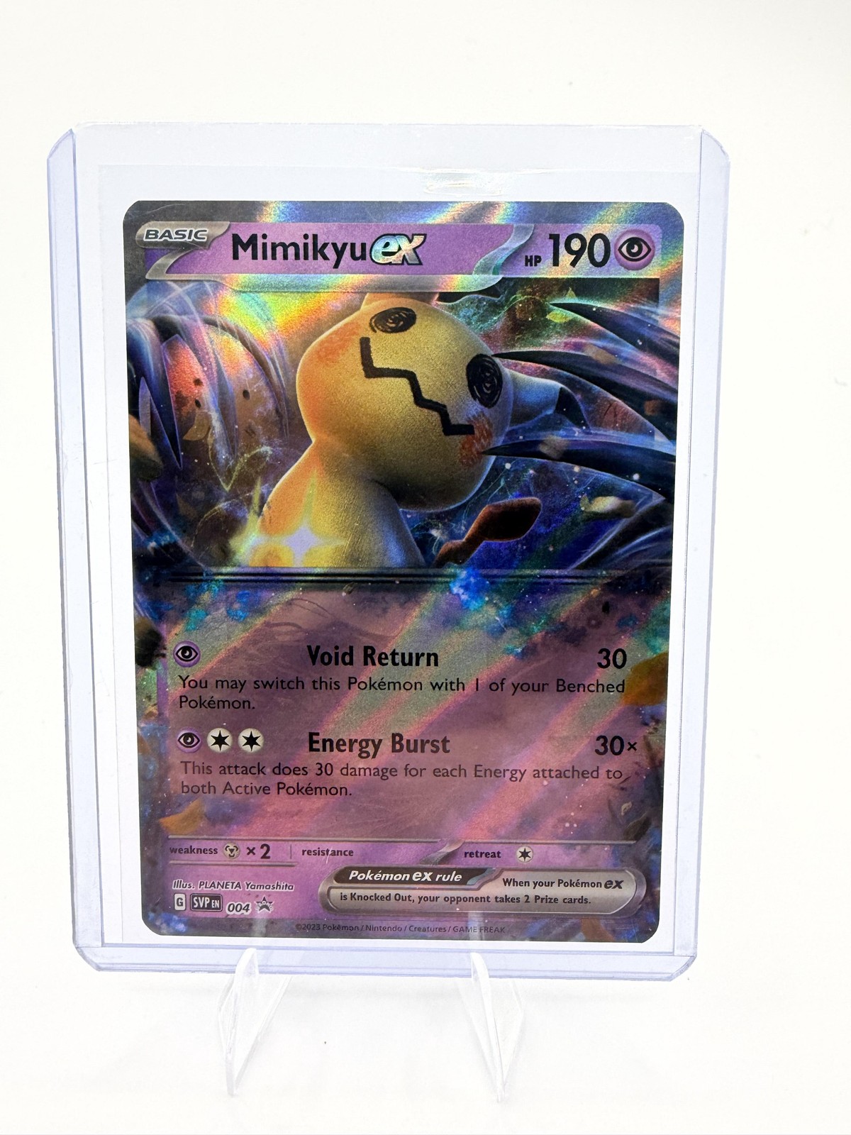 mimikyu ex pokemon card price is stronger than what people think : r/PTCGP Violet Promo Cards Singles Custom, Holographic, Glossy, Pocket TCG