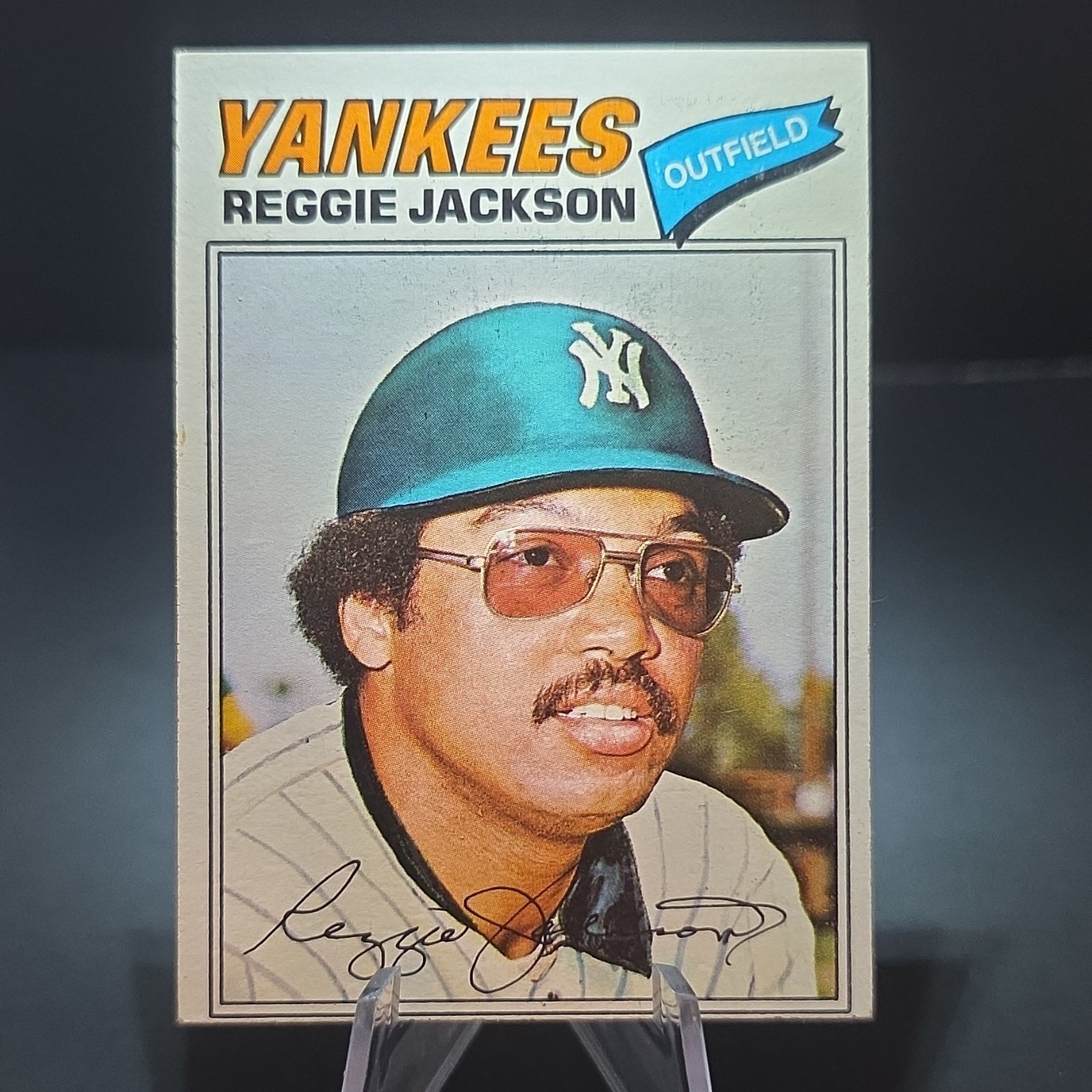 Topps 1977 Reggie Jackson New York Yankees #10 Base Set [Base]