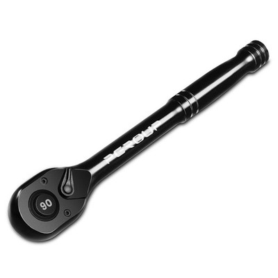 pgroup 3/8-Inch Drive Ratchet Wrench, 90 Tooth Reversible 3/8  Drive, Black 