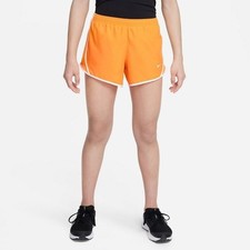 Girls' Nike Dri-FIT Tempo Shorts, Size Large, Vivid Orange