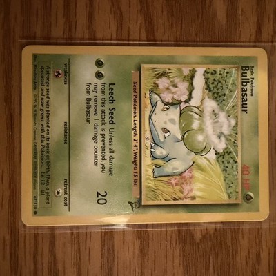 BULBASAUR - 67/130 - Base Set 2 - Pokemon Card - MP