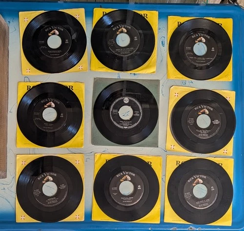 Lot Of 9 Elvis 45s - Condition Varies - 2