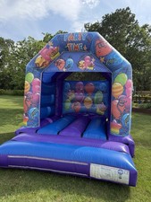10ft X 12ft Commercial Grade Bouncy Castle Inflatable Purple And Blue