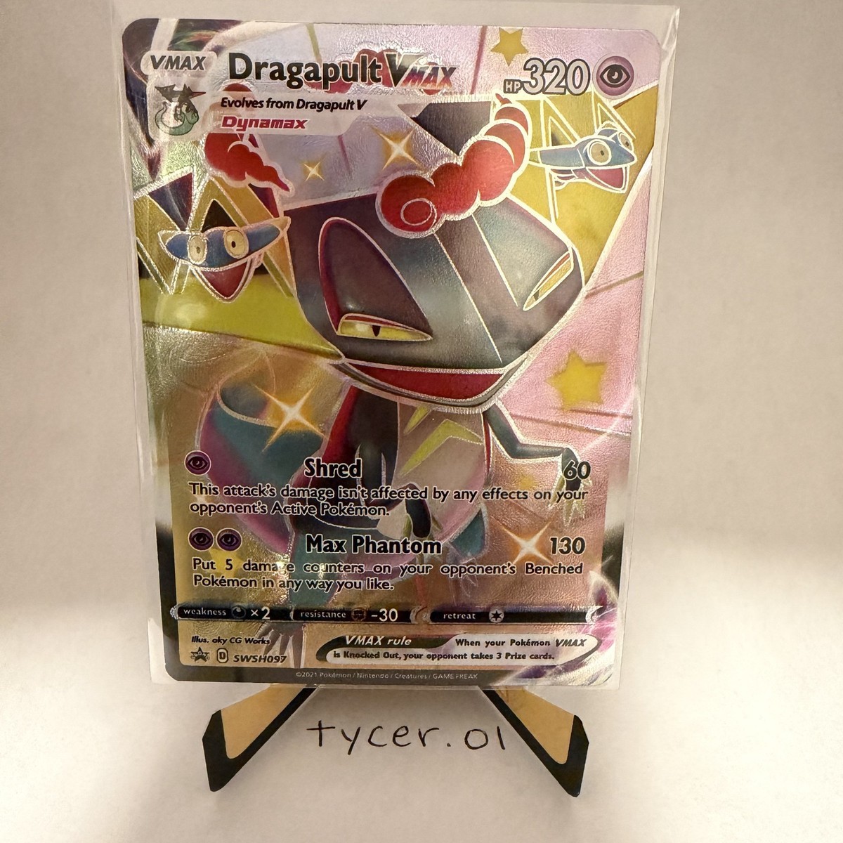 dragapult vmax pokemon card value Pokémon TCG Dragapult VMAX Promo SWSH097