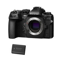 OM SYSTEM OM 1 Mark II Mirrorless Camera Body Only with Battery Bundle