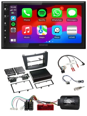 Kenwood Lenkrad USB DAB 2DIN Bluetooth Autoradio für Mazda 3 09-13 analog - Bild 1 von 4