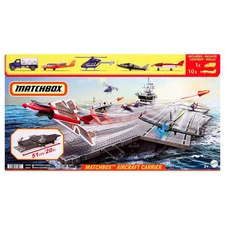 Matchbox Aircraft Carrier Playset w/ Sky Busters 10 Planes + 1 Truck | NIB & RTS
