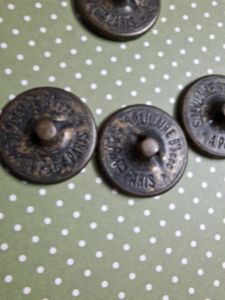 ANCIEN BOUTON DE vénerie solidaire AP & Cie paris XIXème arlequin âne EUR 19,99 - FR