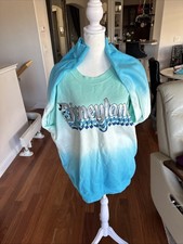 NWTs 45 Disneyland Crewneck Sweatshirt Ombr BlueGreen Ombre w/Micky Mouse