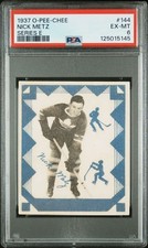 1937 O-Pee-Chee Series E #144 Nick Metz PSA 6