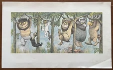 Where The Wild Things Are 1971 Limited Print, Wild Rumpus Hanging from the Trees