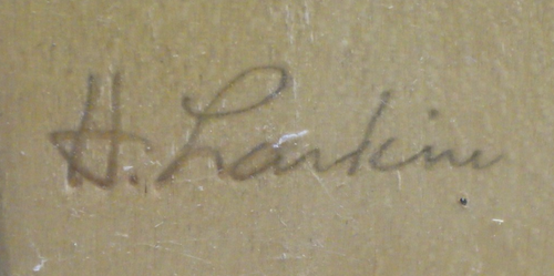 signed H Larkin? Wood carving of an Emperor Penguin 10.5" wood wooden beautiful - Picture 5 of 8