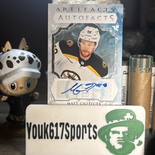 2023-24 UD Artifacts Matt Grzelcyk Base Autofacts AF-MG Rookie Auto