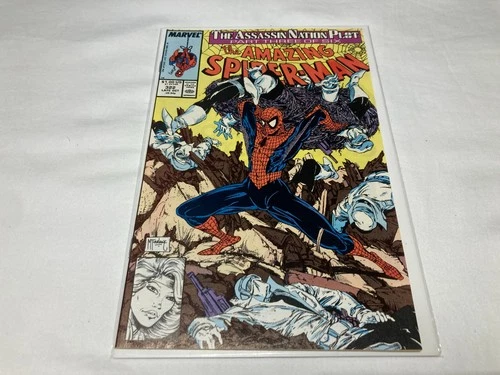 Amazing Spider-Man 322 NM 9.4 Copper Age McFarlane Silver Sable 1989