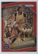 2025 Panini Prizm WNBA Red Prizm 67/299 Rickea Jackson #118 19lz